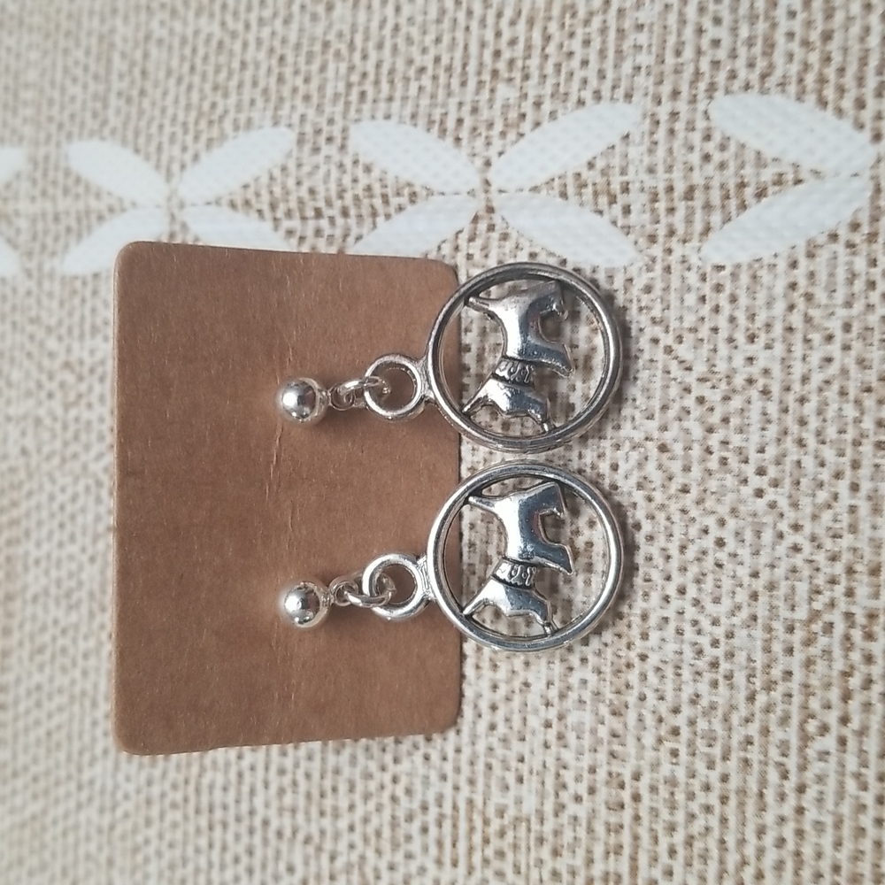 Dog Earrings.